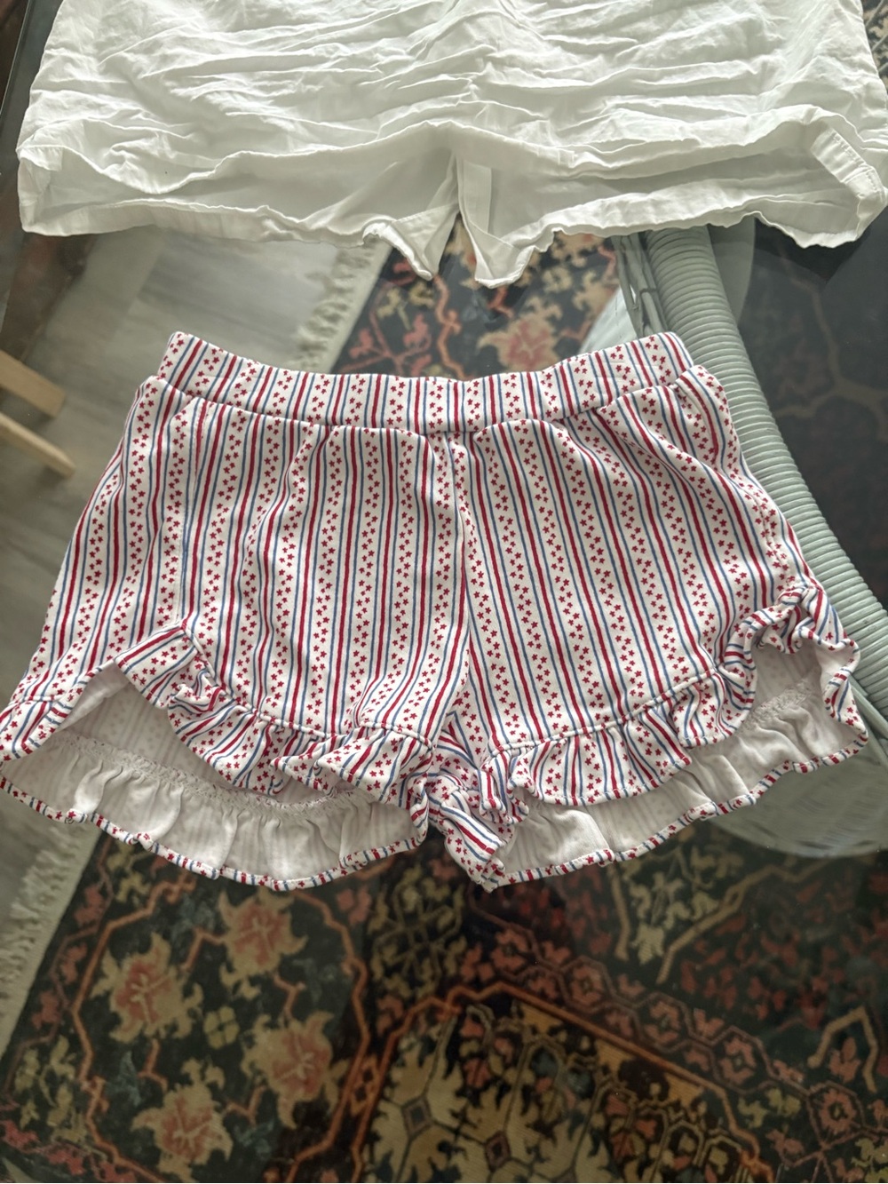Lila & Hayes Red, White, and Blue Shorts